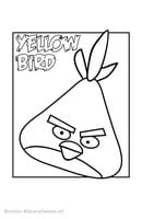 Angry Birds kleurplaat 2
